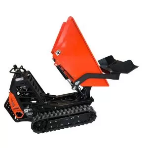 جرافة أمامية بسعة 300-500 كجم، وجرافة انزلاقية التوجيه.