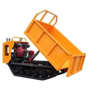 رافعة يدوية صغيرة مجنزرة بجنزير مطاطي، سعة طن واحد، رافعة نقل مجنزرة