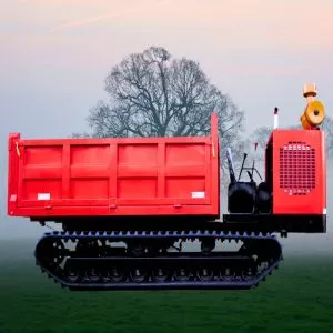CE Mini Tracked Dumper, Agricultural Tracked Dumper, 6-ton Self-loading Wheeled All-terrain Diesel Tracked Dumper for Sale