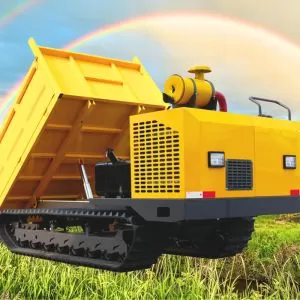 Crawler Dumper Truck, 5-ton Dumper Truck, Diesel Mini Dumper Truck, Crawler Tracked Vehicle for Mountain Orchards, Mini Tipper