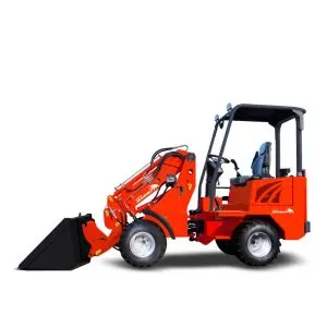 جرافة أمامية تلسكوبية قياسية منخفضة الانبعاثات للطرق الوعرة