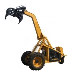 Factory sells hydraulic lifting arm grapple, log grapple loader, and Bell sugarcane loader.