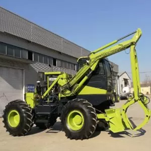 Chinese factory small sugarcane grab loader with grab attachment