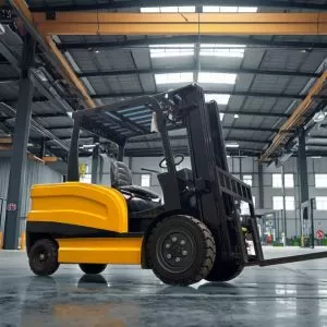 4-ton agricultural electric forklift, with high-efficiency AC motor, zero-emission battery-powered forklift.