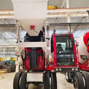 1.2 cubic meter concrete mixer truck price, Chinese factory concrete mixer truck