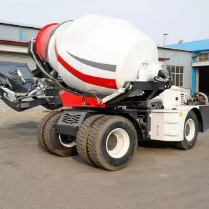 High-performance 6-cubic-meter self-loading concrete mixer truck for large-scale engineering projects.