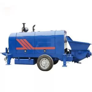 Diesel/electric mini concrete pump, concrete stationary pump, pumping unit for mobile diesel concrete pump