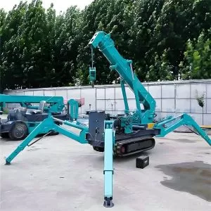 Miniature electric hydraulic car cranes and mobile crawler cranes: experts for working in confined spaces.