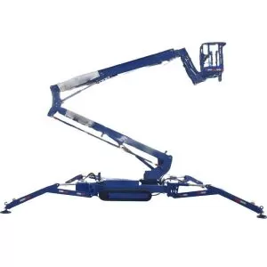 16m/18m Rotating Basket Electric Aerial Work Platform with Adjustable Crawler Tracks and Spider Boom Lift