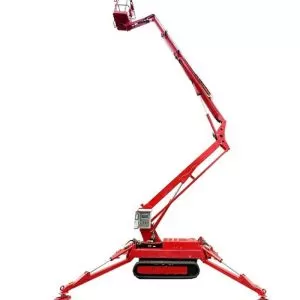 New type of aerial work platform, tracked boom lift, tracked cherry picker.