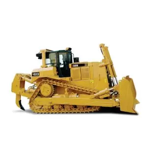 Top HBXG 320HP SD8N crawler bulldozer with 11cbm capacity, high-power bulldozer with straight blade.