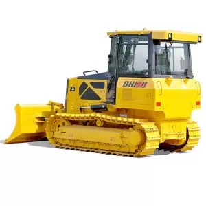 DH08, a low-priced mini bulldozer with a powerful brand-name engine.