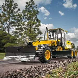 تتوفر آلة تسوية التعدين الجديدة كلياً HW22G بقدرة 220 كيلوواط مع نظام نقل يدوي وآلي للبيع في الصين.