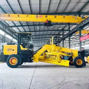 منتج صيني جديد: جرافة طرق صغيرة بقوة 100 حصان ووزن 5 أطنان متاحة للبيع.