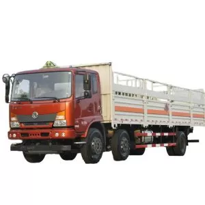 Dongfeng 6X2 gas cylinder transport vehicle, 210 horsepower trailing type gas cylinder transport vehicle.