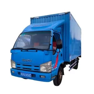 Used Isuzu 4x2 van, light truck, diesel, 120 hp, Euro 5 rated.