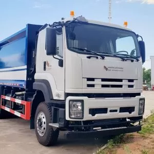 20 m&sup3; Isuzu Compactor Garbage Truck &mdash; 350 HP Diesel Engine, 15-Ton Waste Compactor