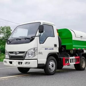 Foton 4x2 6-Wheeler 4-Ton Mini Hook Lift Truck / Mini Roll-Off Refuse Truck